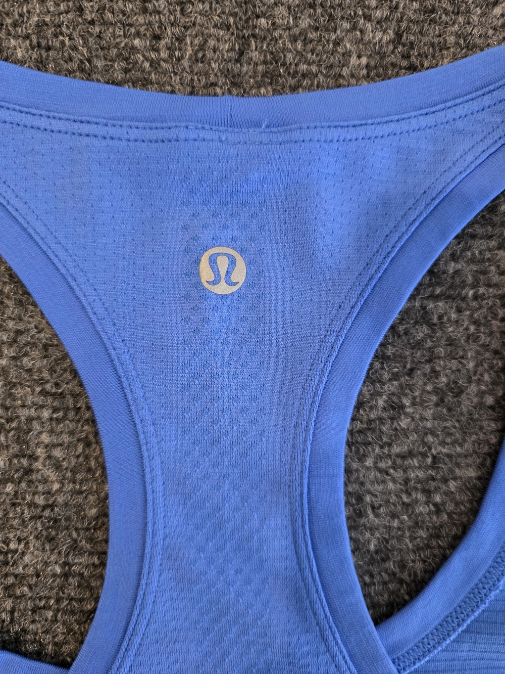 lululemon athletica Women's Blue Racerback Top